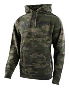 TROY LEE DESIGNS SIGNATURE CAMO PULLOVER HOODIE ARMY GREEN