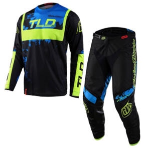 TROY LEE DESIGNS 2023 YOUTH GP JERSEY AND PANT ASTRO BLACK / YELLOW