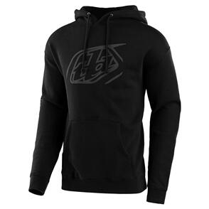 TROY LEE DESIGNS CROPPED BADGE PULLOVER BLACK / REFLECTIVE