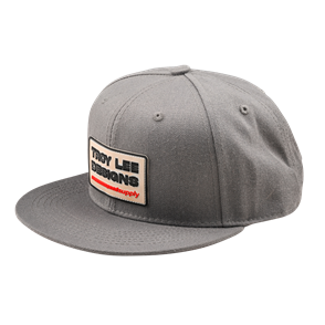 TROY LEE DESIGNS FLAT BILL SNAPBACK FACTORY SMOKE BLUE