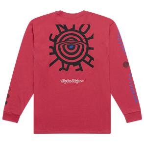 TROY LEE DESIGNS LONG SLEEVE TEE ENJOY FUCHSIA