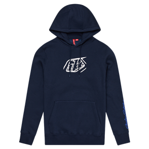 TROY LEE DESIGNS PULLOVER HOODIE BADGE NAVY