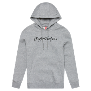 TROY LEE DESIGNS PULLOVER HOODIE SIGNATURE GRAY HEATHER