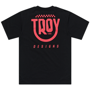 TROY LEE DESIGNS SHORT SLEEVE TEE SMILEY BLACK