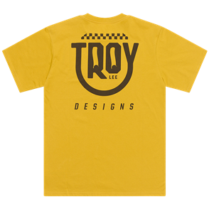 TROY LEE DESIGNS SHORT SLEEVE TEE SMILEY GOLD