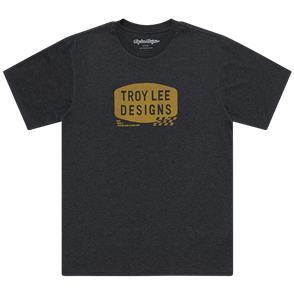TROY LEE DESIGNS SHORT SLEEVE TEE STAMP BLACK HEATHER