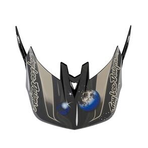 TROY LEE DESIGNS D4 VISOR SPACIAN BLACK