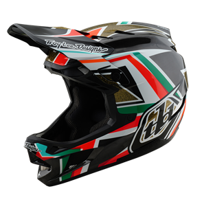 TROY LEE DESIGNS D4 AS CARBON HELMET FRAMES BLACK / GOLD