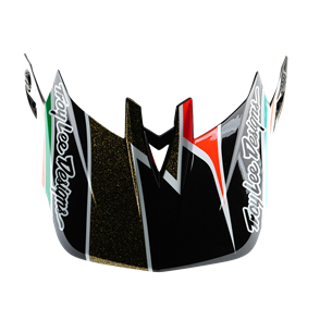 TROY LEE DESIGNS D4 VISOR FRAMES BLACK / GOLD