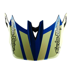 TROY LEE DESIGNS D4 VISOR DRIP YELLOW
