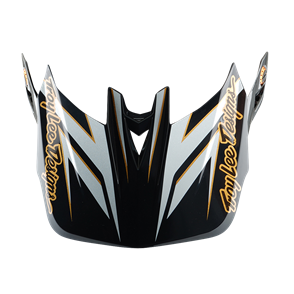 TROY LEE DESIGNS D4 VISOR GHOSTWING WHITE