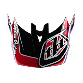 TROY LEE DESIGNS D4 VISOR LINEAR BLACK
