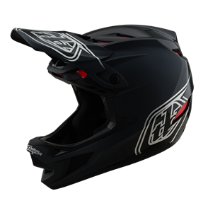 TROY LEE DESIGNS D4 AS POLYACRYLITE HELMET SHADOW BLACK