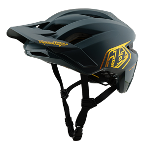 TROY LEE DESIGNS YOUTH FLOWLINE AS HELMET POINT GRAY / GOLD