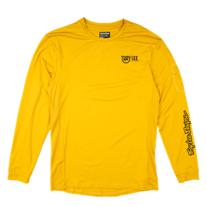 TROY LEE DESIGNS YOUTH RUCKUS LONG SLEEVE RIDE TEE EYEZ SAFRON