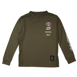 TROY LEE DESIGNS YOUTH SKYLINE RIDE LONG SLEEVE TEE WORLDWIDE CAPER