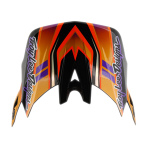 TROY LEE DESIGNS D4 VISOR CREST GOLD