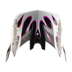 TROY LEE DESIGNS SE5 VISOR OVERSPRAY BLACK / GOLD