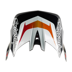 TROY LEE DESIGNS D4 VISOR LINED UP WHITE