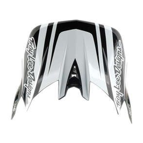 TROY LEE DESIGNS D4 VISOR THE LINE CHARCOAL / WHITE