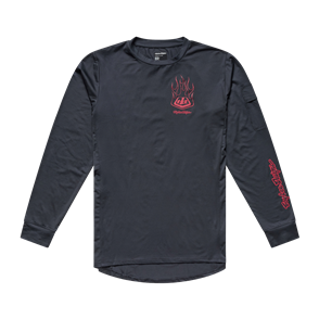 TROY LEE DESIGNS RUCKUS RIDE LONG SLEEVE TEE EMBER CARBON