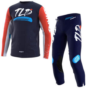 TROY LEE DESIGNS 2023 YOUTH GP PRO COMBO PARTICAL NAVY / ORANGE