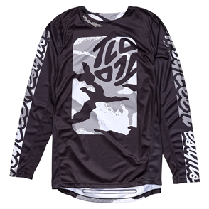 TROY LEE DESIGNS GP PRO JERSEY BOXED IN BLACK / WHITE