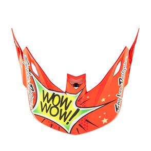TROY LEE DESIGNS SE5 VISOR COSMIC EXPLOSION RED