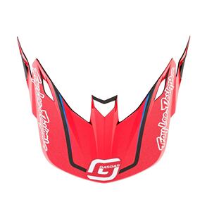 TROY LEE DESIGNS SE5 VISOR GASGAS FUMES RED / BLACK