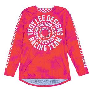 TROY LEE DESIGNS 2025 YOUTH GP PRO AIR JERSEY CARLSBAD 97 ORANGE / PINK