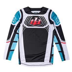 TROY LEE DESIGNS 2025 YOUTH GP PRO JERSEY WAVEZ PHANTOM / TURQUOISE