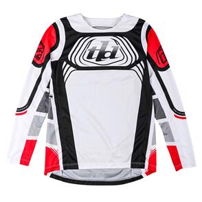 TROY LEE DESIGNS 2025 YOUTH GP PRO JERSEY WAVEZ OFF-WHITE / RED