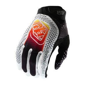 TROY LEE DESIGNS AIR GLOVE OPTIC WHITE / BLACK