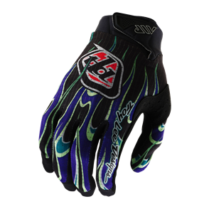 TROY LEE DESIGNS AIR GLOVE TORCHED BLACK / PURPLE