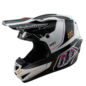 TROY LEE DESIGNS YOUTH GP PRO HELMET TROOPER WHITE