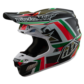 TROY LEE DESIGNS SE5 ECE CARBON HELMET LABYRINTH BLACK