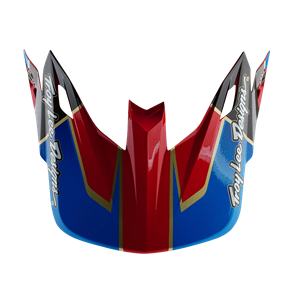 TROY LEE DESIGNS SE5 VISOR SPEED RED
