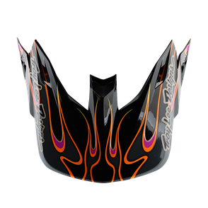 TROY LEE DESIGNS SE5 VISOR TORCHED BLACK / GRAY