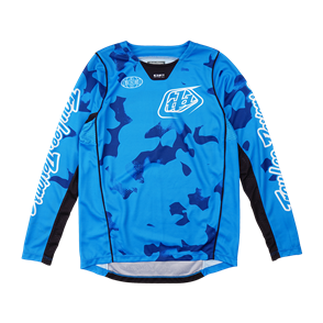 TROY LEE DESIGNS YOUTH GP PRO JERSEY BLOTTED BRIGHT BLUE