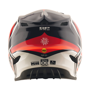 TROY LEE DESIGNS 2026 GP PRO HELMET CROSSOVER NAVY / RED