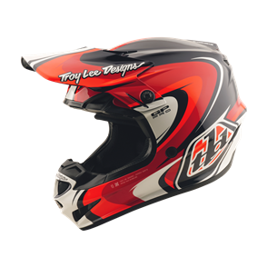 TROY LEE DESIGNS 2026 YOUTH GP PRO HELMET CROSSOVER BLACK / RED