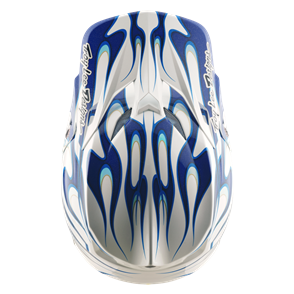 TROY LEE DESIGNS SE5 VISOR TORCHED BLUE