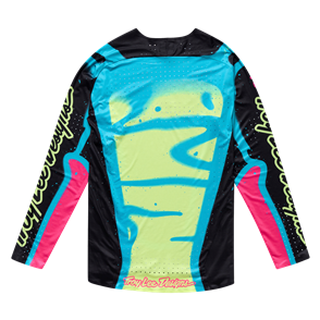 TROY LEE DESIGNS 2026 SE ULTRA JERSEY MEMBRANE BLACK / GLO YELLOW