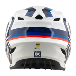 TROY LEE DESIGNS 2027 GP PRO HELMET SLIDES WHITE / BLUE