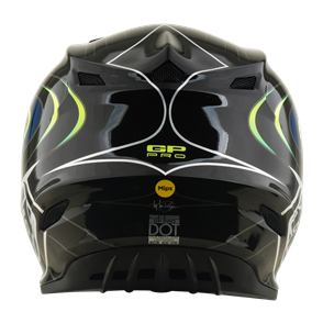 TROY LEE DESIGNS 2027 YOUTH GP PRO HELMET PULSE BLACK / FLO YELLOW
