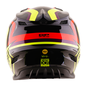 TROY LEE DESIGNS 2027 YOUTH GP PRO HELMET SLIDES BLACK / YELLOW