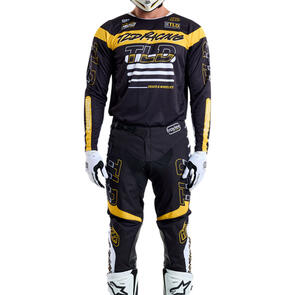 TROY LEE DESIGNS GP PRO JERSEY AND PANTS FIFTY-50 BLACK / GOLD