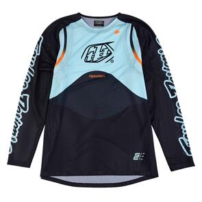 TROY LEE DESIGNS 2025 SE PRO AIR JERSEY PINNED PHANTOM / AQUA