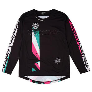 TROY LEE DESIGNS YOUTH SPRINT JERSEY FULL PULL BLACK