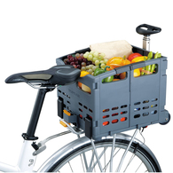 TOPEAK BASKET TROLLEYTOTE FOLDING MTX BASKET FOR MTX QUICKTRACK SYSTEM 25L